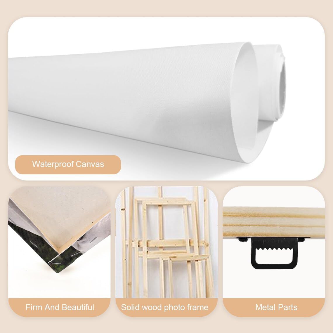 Custom Pictures Framed Prints for Living Room Custom Picture Canvas for Bedroom Decor Customize Poster Personalized Photos for The Wall 24X36in