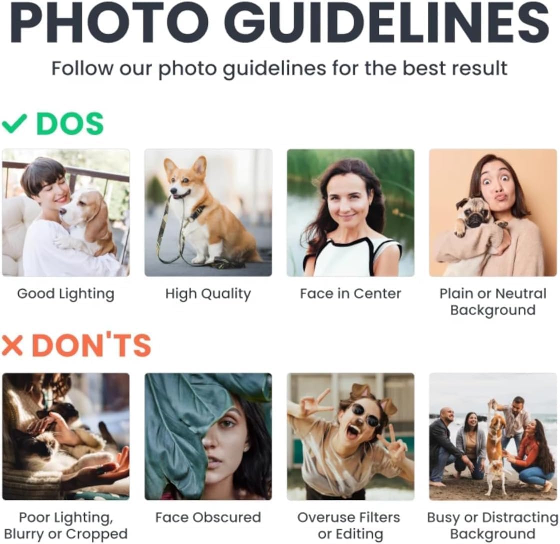 DOPTIKA Personalized 2D Ornaments for Christmas Tree, Friend Christmas Ornaments 2025, Personalized Christmas Picture Ornaments for Friends, Besties, BFF, Friendship Gifts for Women Men