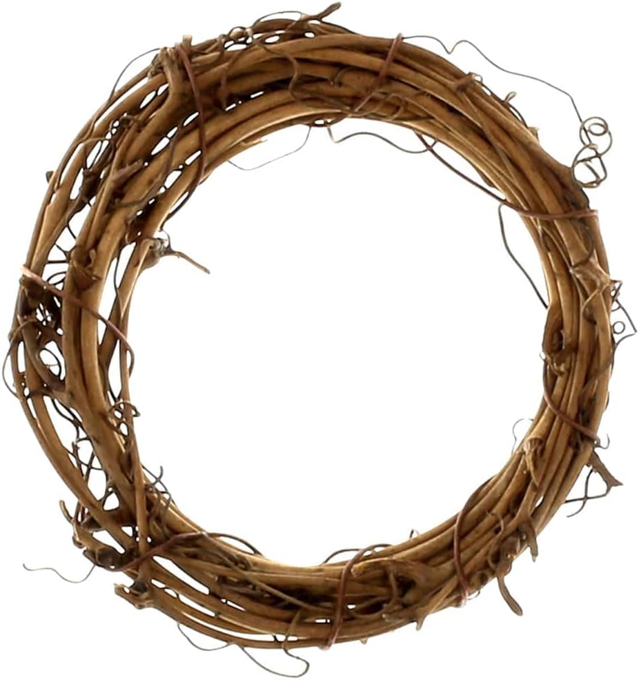 3" Natural Grapevine Wreath by Ashland - Ready-to-Decorate Rustic Home Decor for Weddings, Birthdays, Parties, and Holidays - Bulk 72 Pack