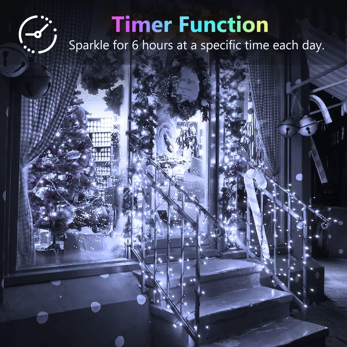 2 Pack 20FT 60LED Battery Operated Fairy Lights with Timer, Waterproof Battery String Lights Outdoor Indoor, Battery Twinkle Light for Bedroom Wedding Birthday Party Chirstmas (Cool White)