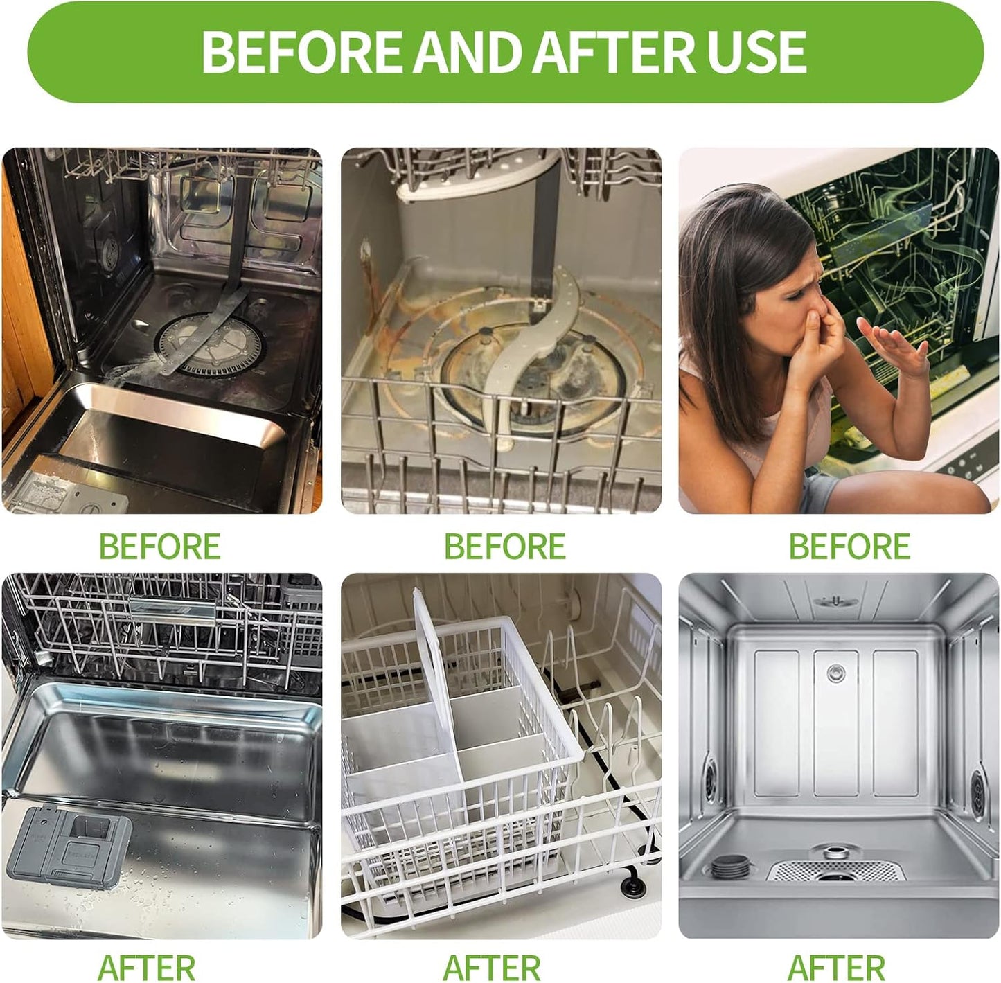 NATRUTH Dishwasher Cleaner And Deodorizer Tablets -30 Pack for Deep Cleaning, Deodorizing & Protecting, Prevents Buildup.Heavy Duty And Septic Safe.Clean Dish Washer For Limescale, Odor, Smell (Lemon)