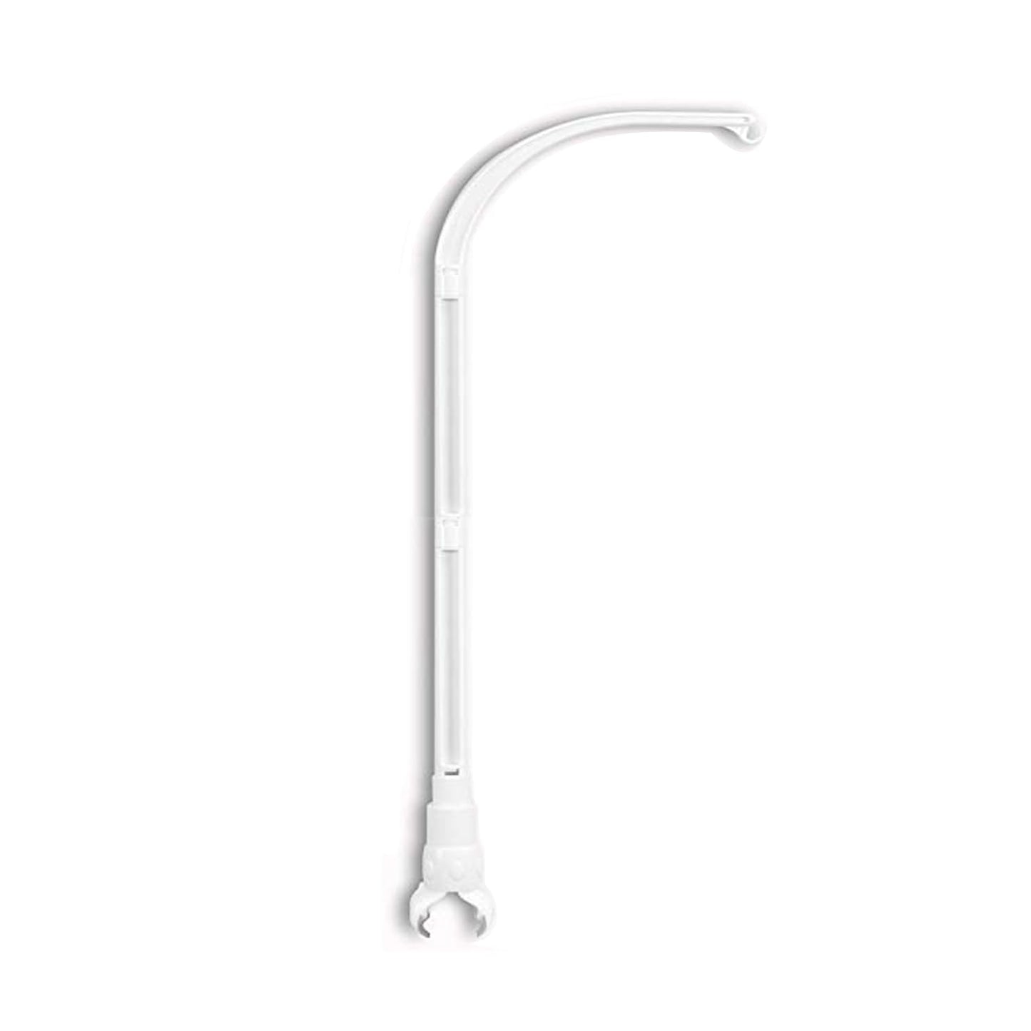 HLEEDEUO 32 inches Crib Mobile Arm Adjustable Height Mobile Holder Arm with Baby Mobile Clamp, Bassinet Mobile Attachment & Crib Arm Attachment Clamp - DIY Mobile Arm Hanger for Bassinet & Crib