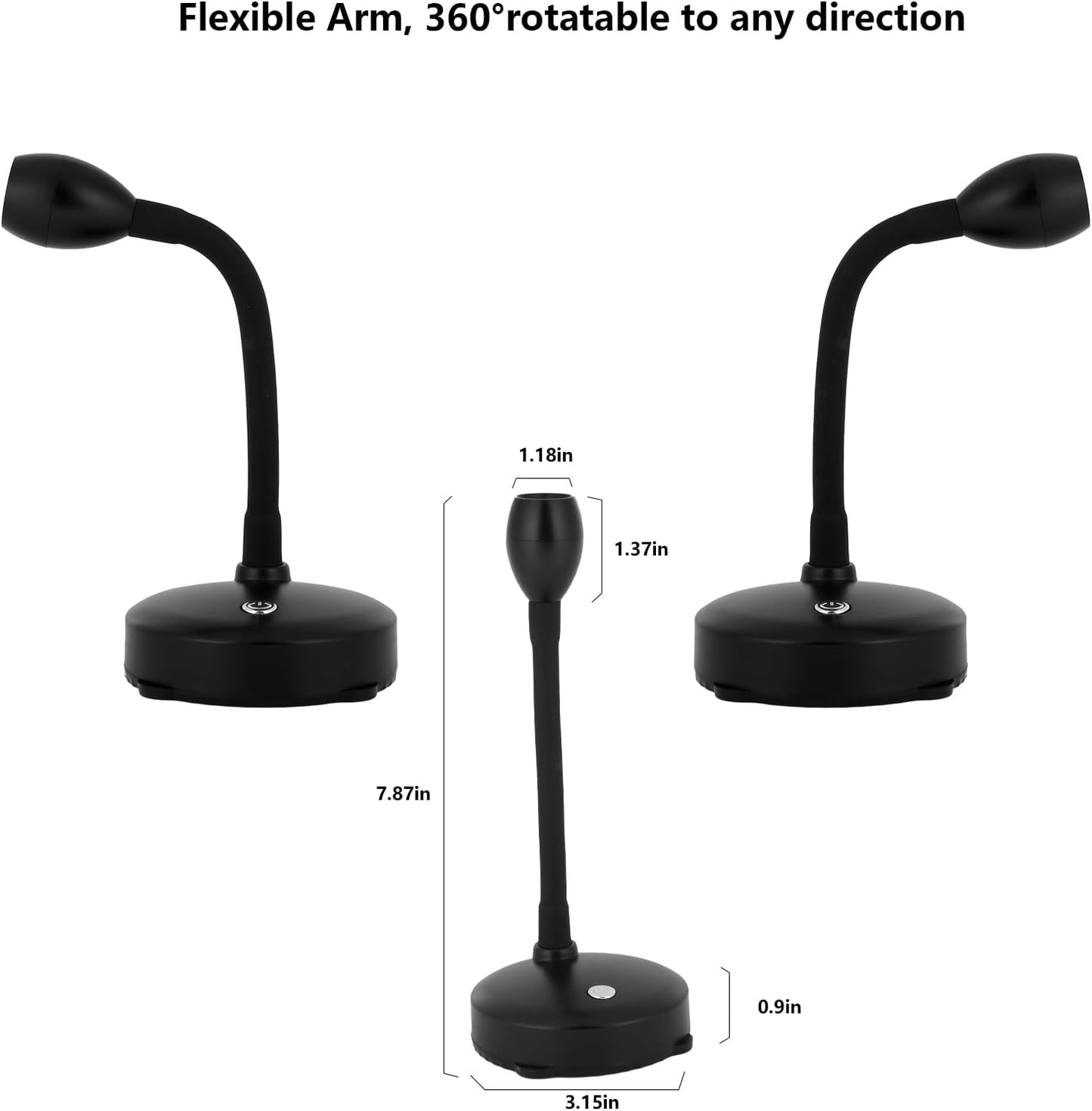 Cordless Spotlight Battery Operated, LED Picture Light, Dimmable Accent Light with Remote, Indoor Stick on Display Lamp for Plant Tree Photo Dartboard Painting Artwork Portrait