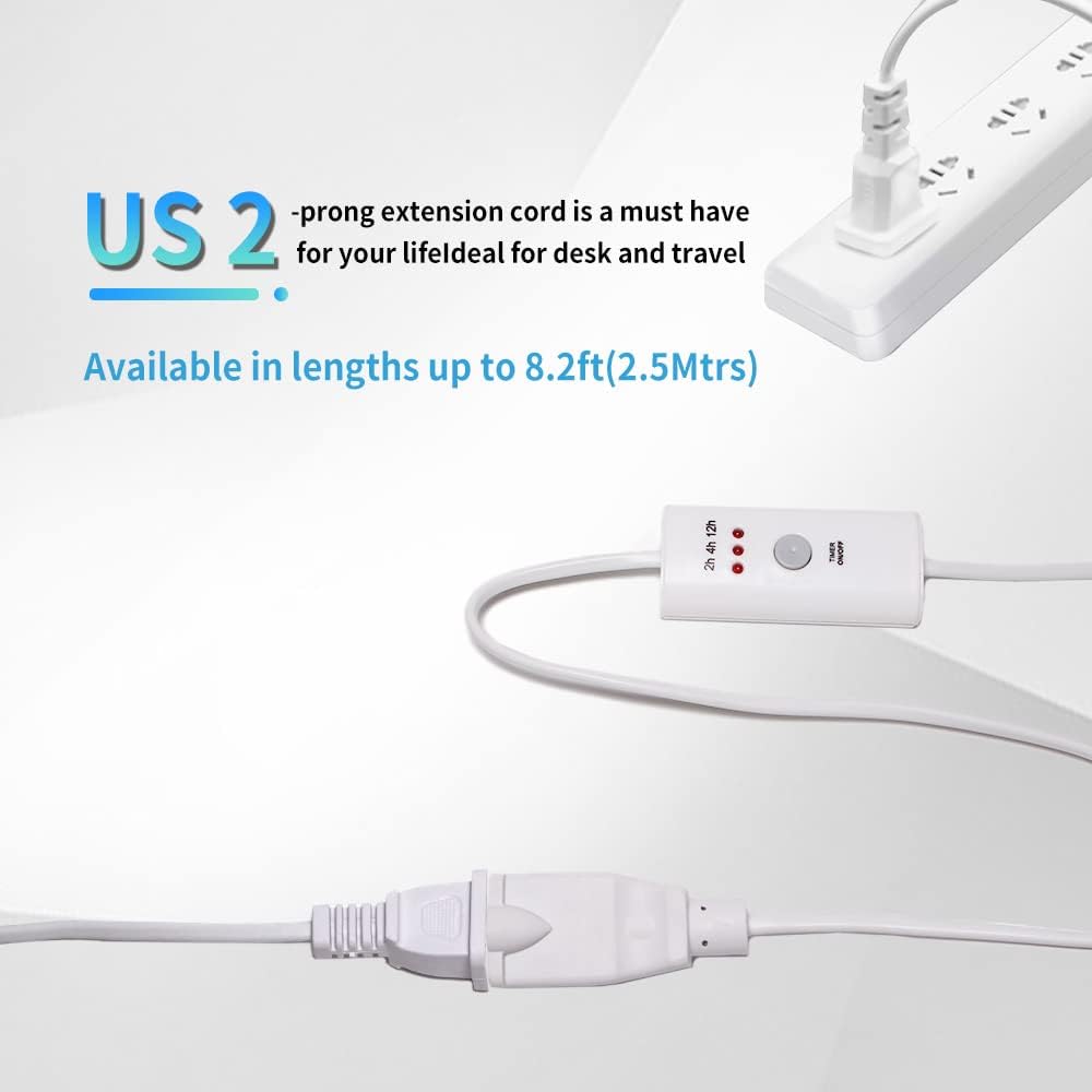 HNB Auto Off Timer Lenth 2.5m for Indoor Small Appliances,Electric Oil Melt Warmer Wax Melt Warmer Wax Melter Fragrance Lamp Oil Warmer Burner (with Auto Off Timer 01)