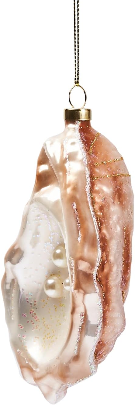 Hanging Christmas Ornaments, 2025 Glass Blown Christmas Tree Ornaments, Christmas Tree Decorations, Funny Gifts & Home Decor, Shell