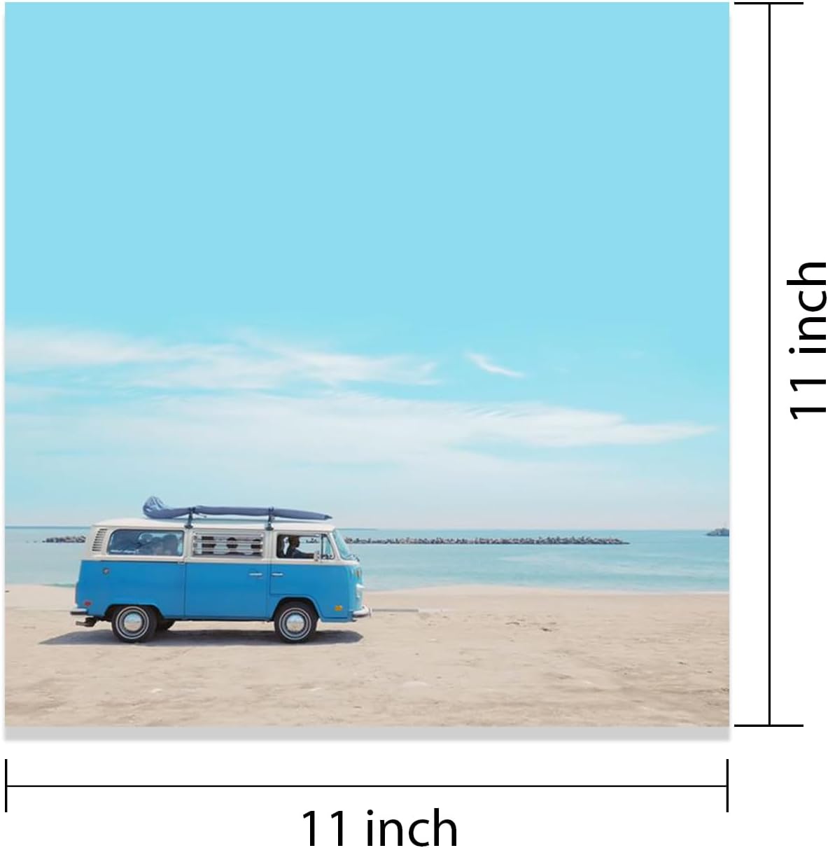 GZZFXXD Personalized Custom 11''x11'' Canvas Prints with Your Photo/your Image Large Wallart Wall Decor for Bedroom Dining room Living room Children's room(Unframed)