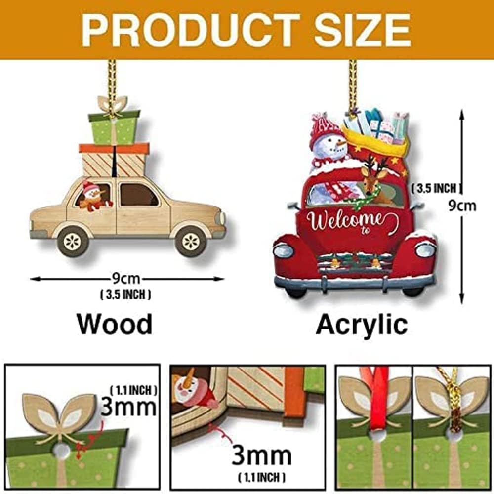 Havanese 2 Dog Christmas Ornament, Havanese 2 in Snow Pocket Christmas Tree Ornament, Dog Lovers Gift Idea Xmas Decor, Christmas Decorations for Tree, Christmas Ornament Gift for Dog Lovers