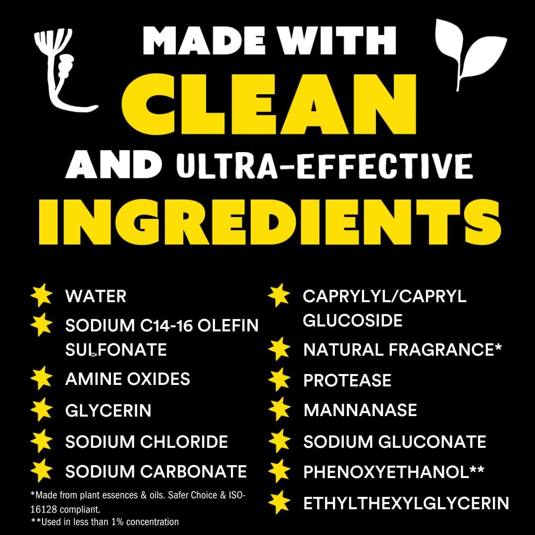 Molly's Suds Liquid Laundry Detergent | Clean Laundry Detergent Soap for Sensitive Skin | 2x Concentrated, High Efficiency (HE) | Ocean Mist - 100 Loads