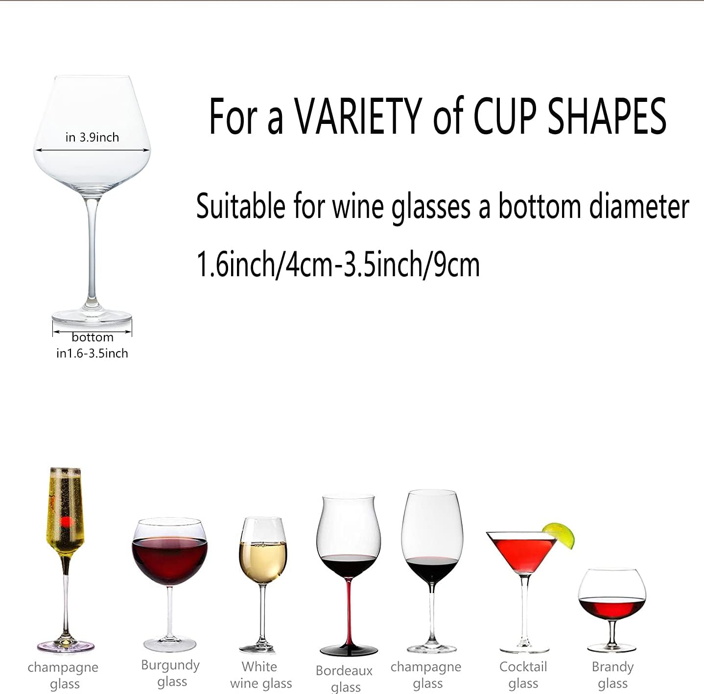 eywlwaar Wine Glass Rack Wine Glass Hanging Rack Metal Wine Glass Holder (Gold, 3 Rows-1 Pack)