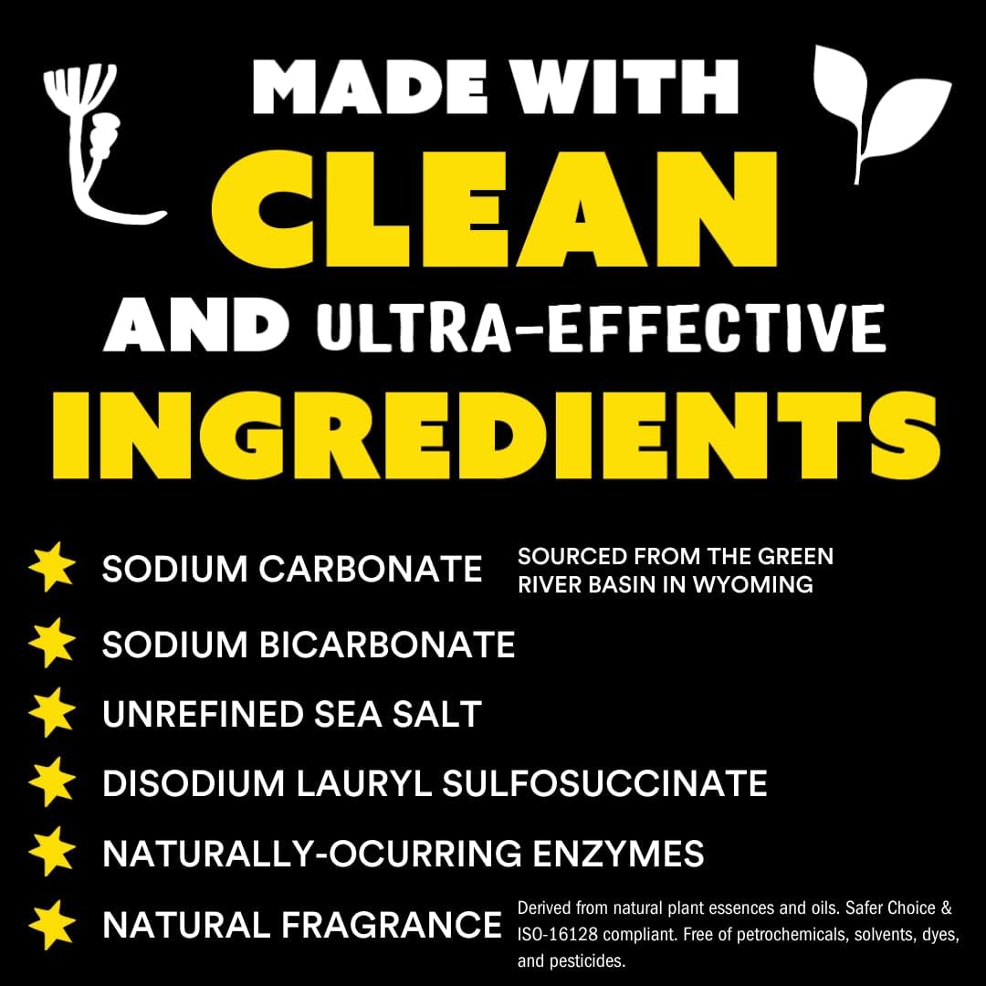 Molly's Suds Super Powder Detergent | Extra Strength Laundry Soap, Stain Fighting | Sensitive Skin | Simple, Effective Ingredients | 60 Loads - Ocean Mist