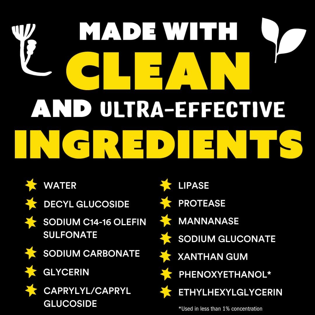 Molly's Suds Baby Liquid Laundry Detergent | Removes Formula, Poop & Spit-Up Stains | Extra Gentle for Infants, Babies, Toddlers (Fragrance Free, 100 Loads)