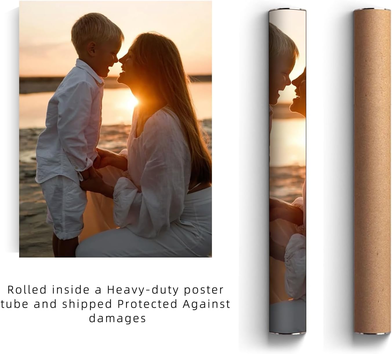 GZZFXXD Personalized Custom 40''x60'' Canvas Prints with Your Photo/your Image Large Wallart Wall Decor for Bedroom Dining room Living room Children's room(Unframed)