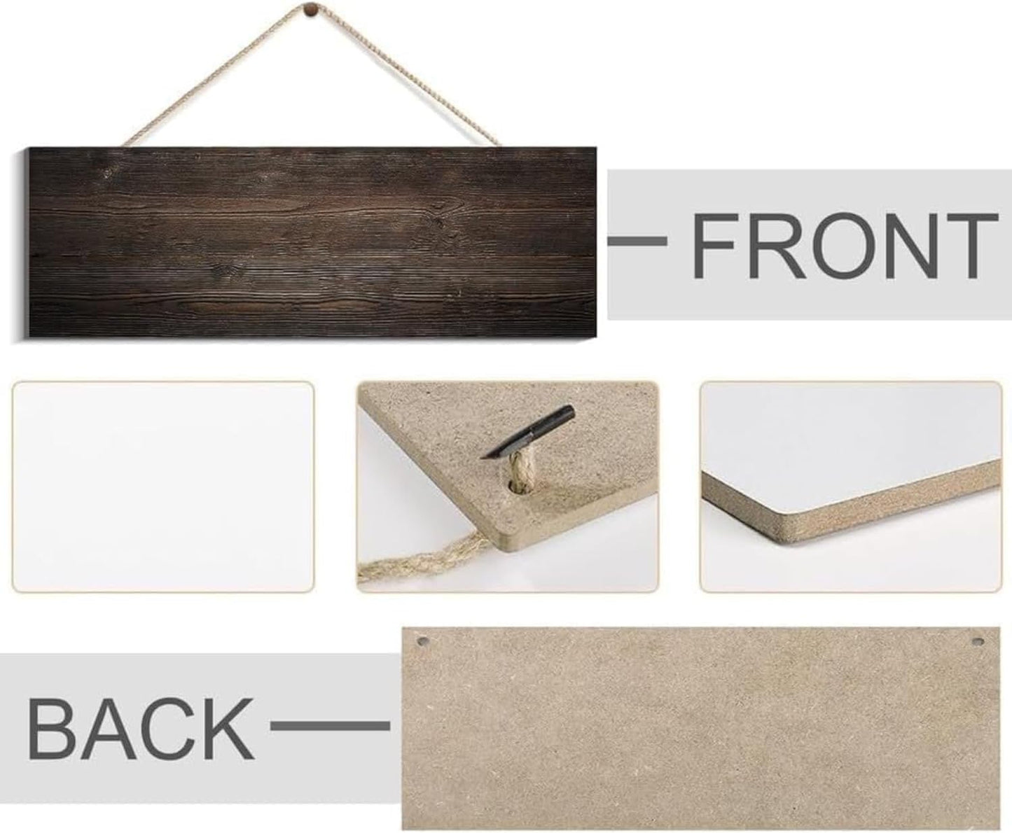 Farmhouse Kitchen Wall Decor,Meals and Memories are Made Here Sign, Rustic Wood Kitchen Signs Dinning Room Wall Decor (Meal) 4x16 Inch