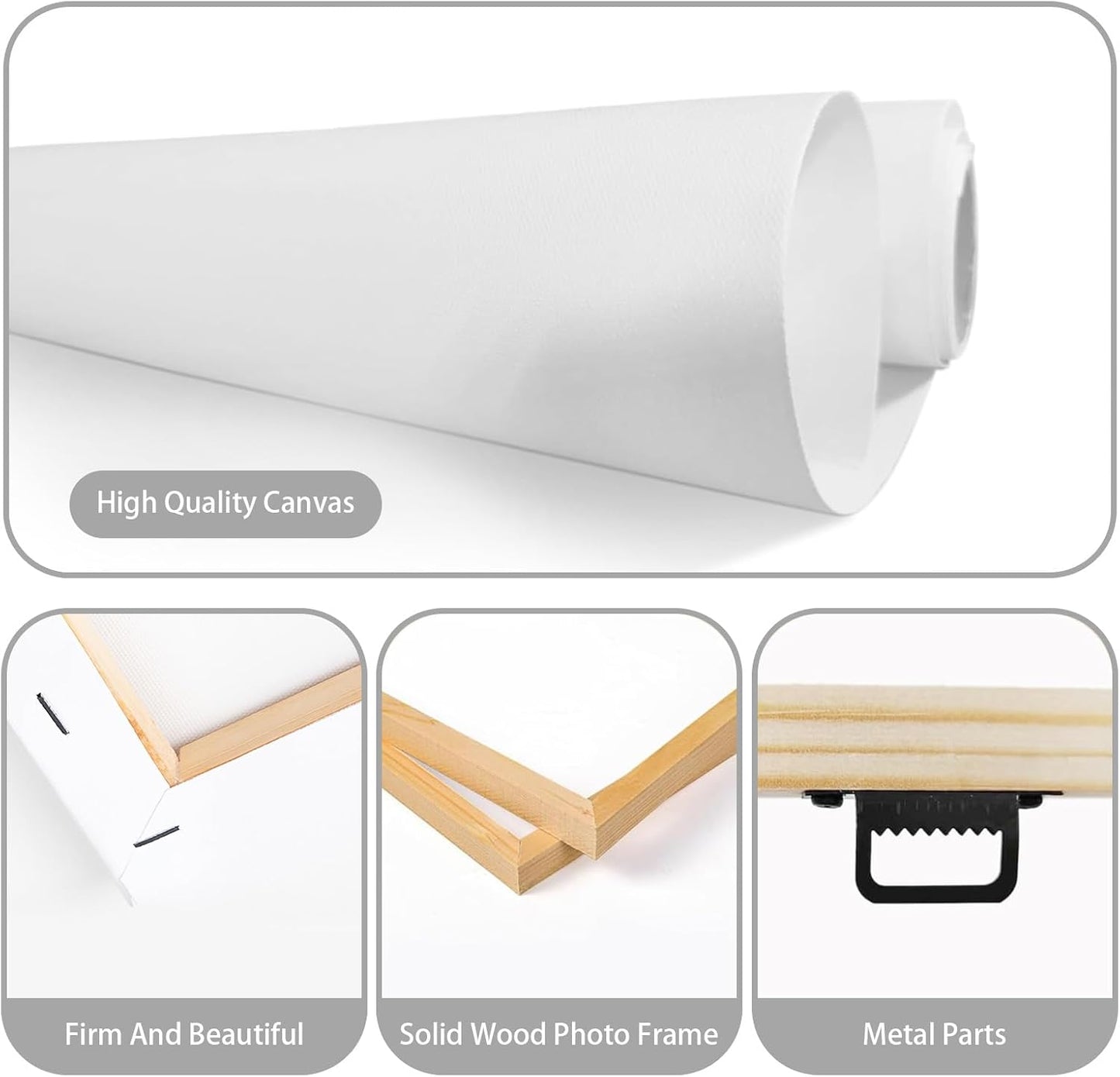 Customized canvas prints with your photos Canvas Prints With Your Photos on Custom Wall Art for Bedroom, Living Room, Wedding Baby Pet Family Home Decor Gifts Keepsakes Picture Framed Wall Art 18×24