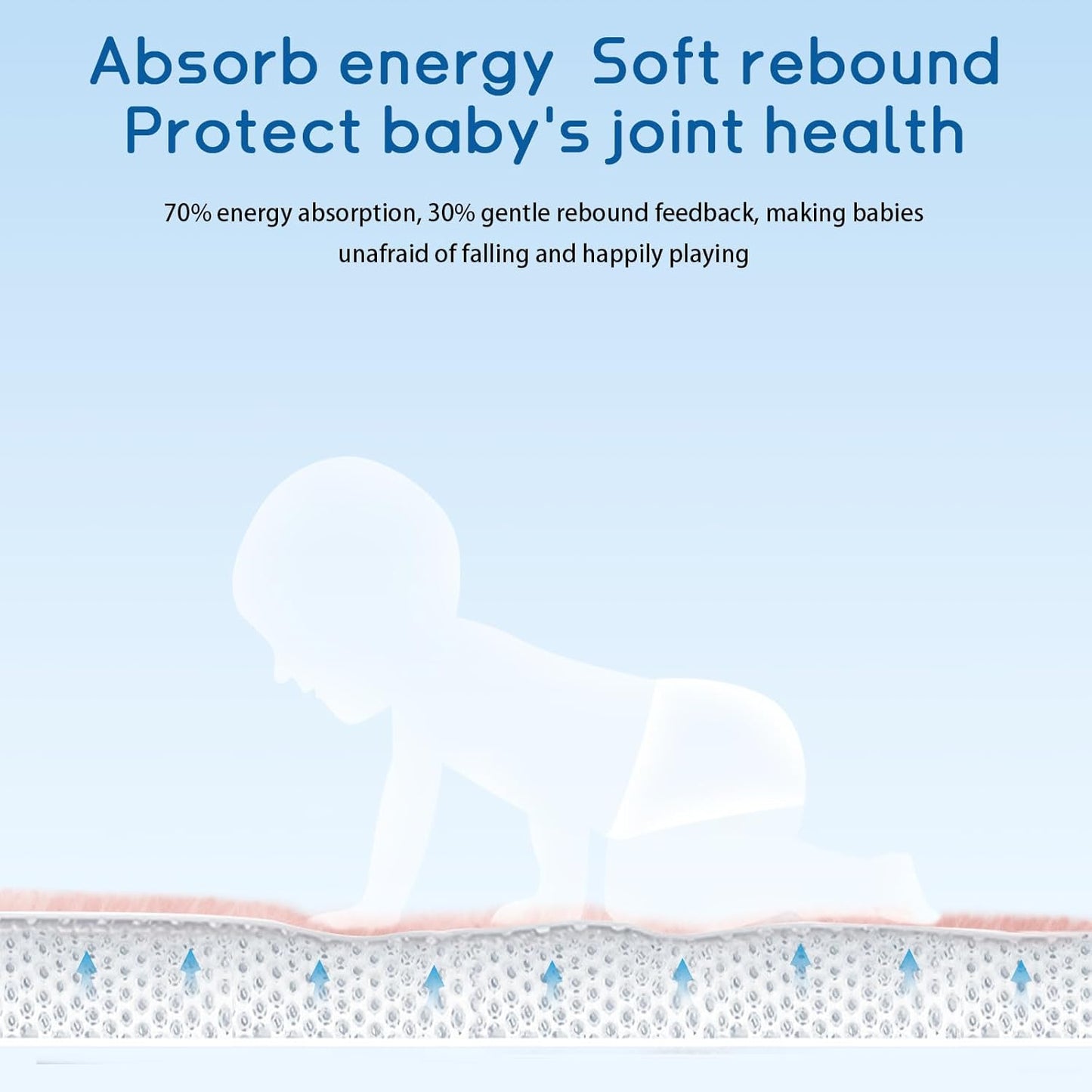 Baby Play Mat for Floor Tummy Time Mat Nursery Rug Muscle Area Rug Playroom Tatami 79"x138" Memory Foam 1.3" Thick Crawling For Babies,Toddlers, Infants, Kids,Floor(Pink)