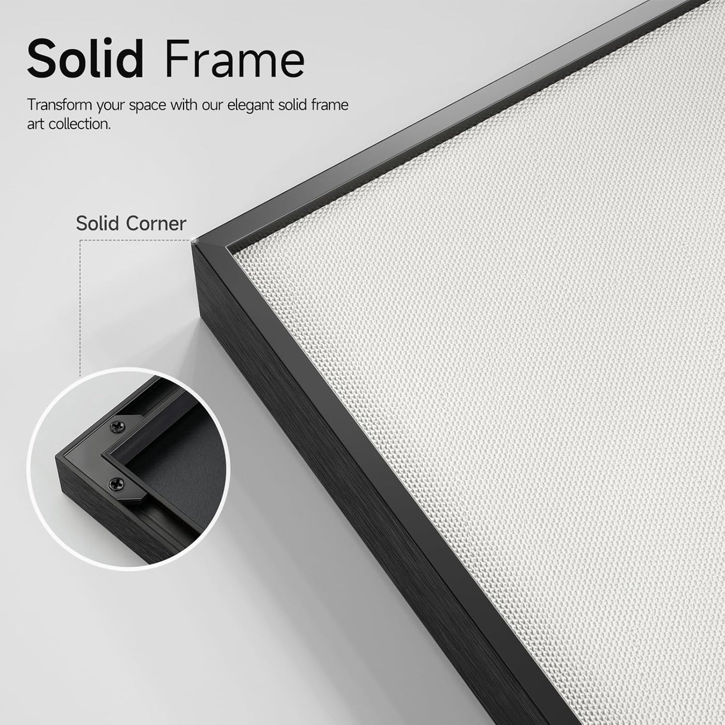 Framed Black and White Abstract Canvas Wall Art, Modern Art Prints Paintings Artwork for Walls, Minimalist Abstract Pictures for Living Room Dining Room Bedroom Office Bathroom Wall Decor 24x36 In