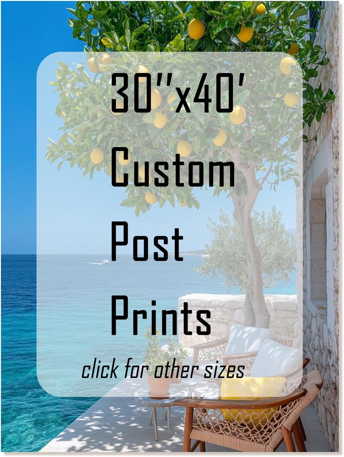 GZZFXXD Personalized Custom 30''x40'' Canvas Prints with Your Photo/your Image Large Wallart Wall Decor for Bedroom Dining room Living room Children's room(Unframed)