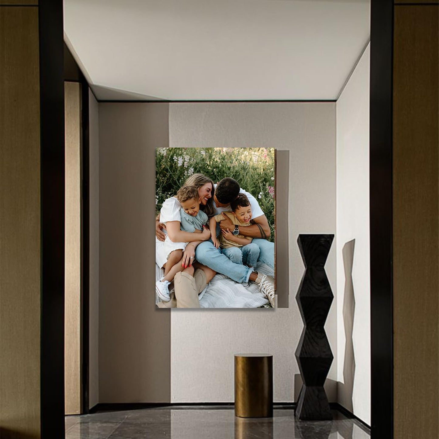 GZZFXXD Personalized Custom16''x20'' Canvas Prints with Your Photo/your Image Large Wallart Wall Decor for Bedroom Dining room Living room Children's room(Unframed)