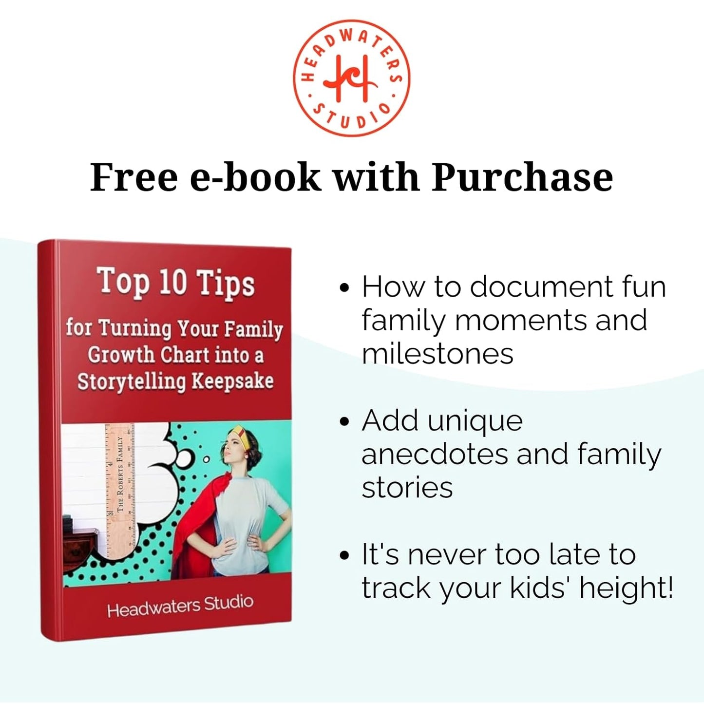 Growth Chart for Wall - Height Chart for Kids, Growth Chart for Kids, Measuring Board for Kids Height, Wooden Growth Chart for Wall, Height Measurement for Wall - Gray (63"x6.7")