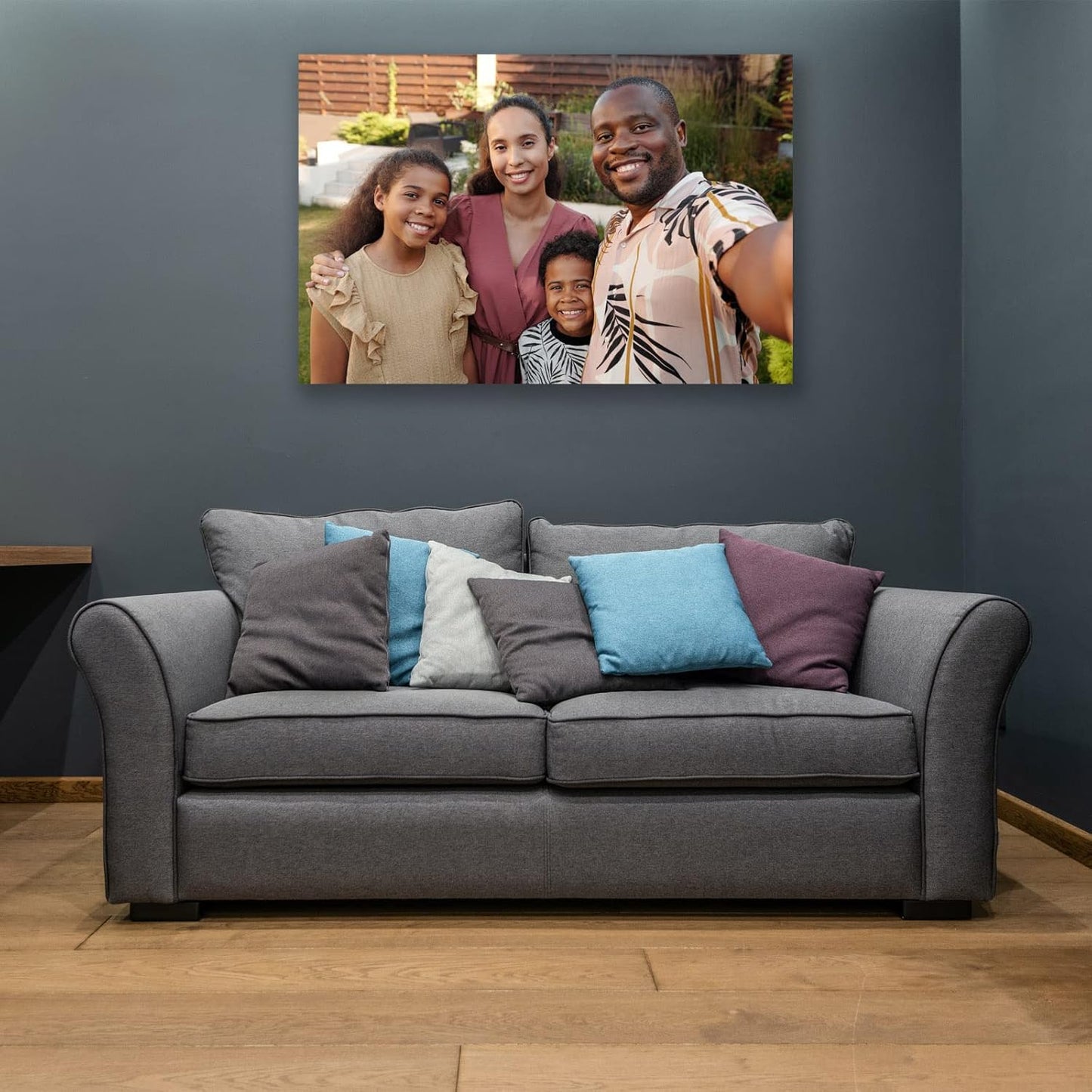Custom Canvas Prints with Your Photos Custom Wall Art Personalized Canvas Pictures for Pet/Family Gifts for Mom/Men/Women (24'' W x 30'' H)