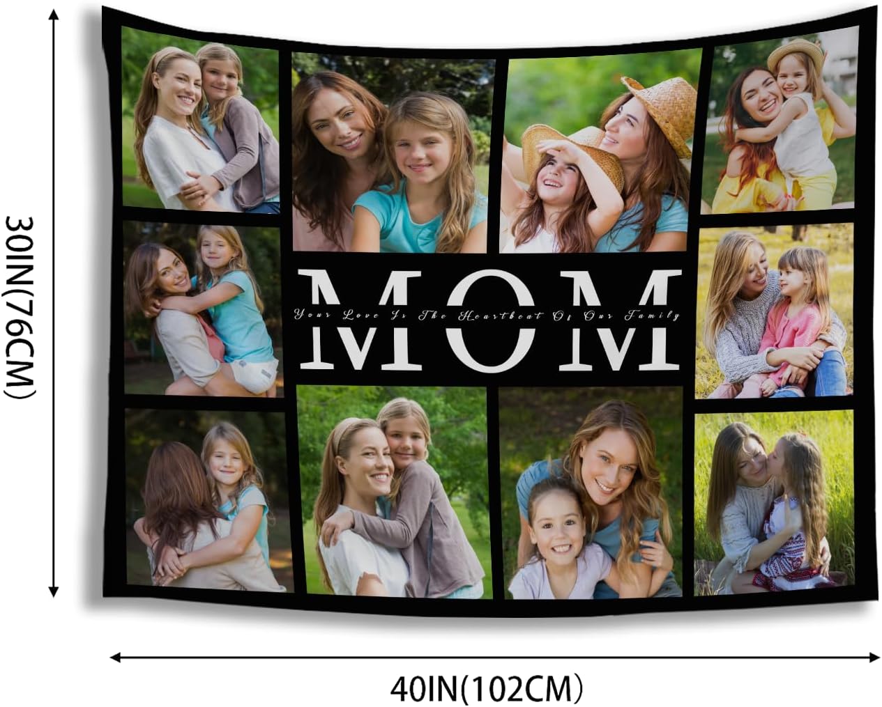 Custom Tapestry For Wall Bedroom Custom Backdrop Personalized Image Text Photo Customized Funny Tapestry Banners And Signs Mother's Day Horizontal Tapestrys