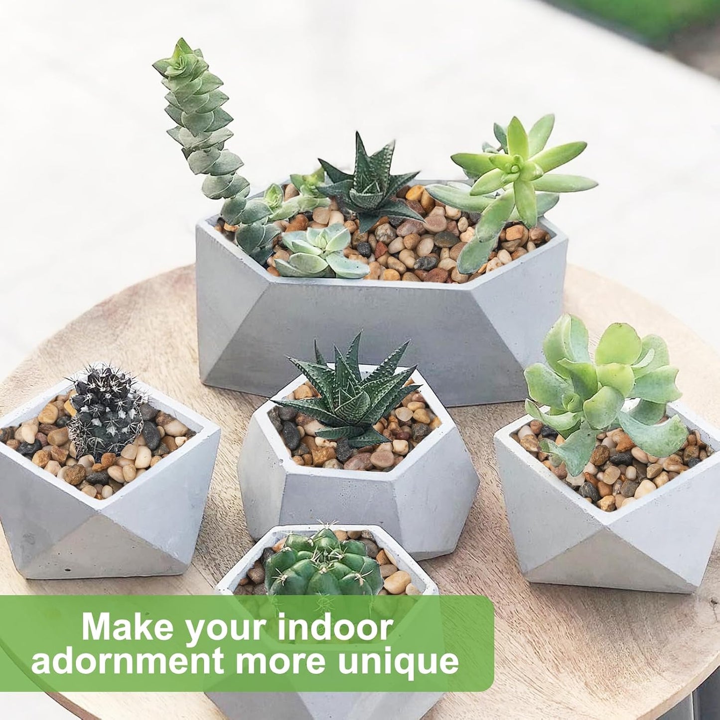 2.5 lbs Drainage Rocks for Potted Plants, 1/5 Inch Small Pebbles for Indoor Plants, Decorative Gravel for Vases, Bamboo, Succulent, Terrarium, Crafts, Cactus