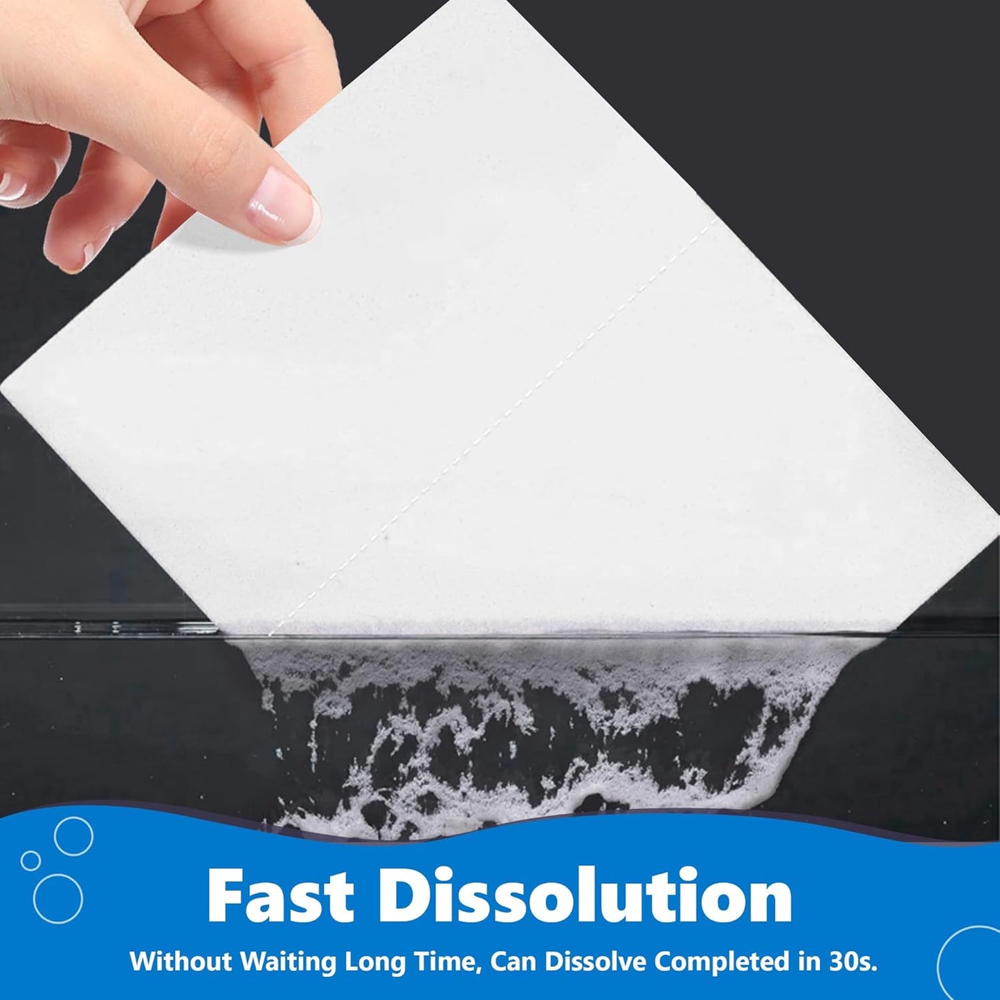 Toilet Bowl Cleaner Sheets, Natural Toilet Bowl Cleaner Strips, Eco-Friendly, Removes Stains & Odors, Non Toxic, Plastic Free, Septic Safe, Ideal Toilet Bowl Cleaner, 60 Uses