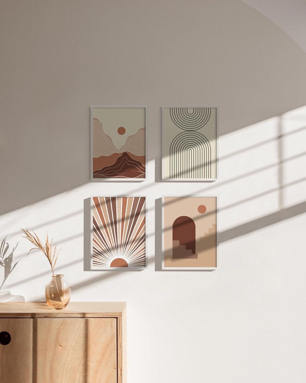 HAUS AND HUES 9x12 White Metal Picture Frames - Features Premium Aluminum, Vertical & Horizontal Hang, Shatterproof Plexiglass - Perfect for Home, Room, Office (9x12 in, White, Set of 15)