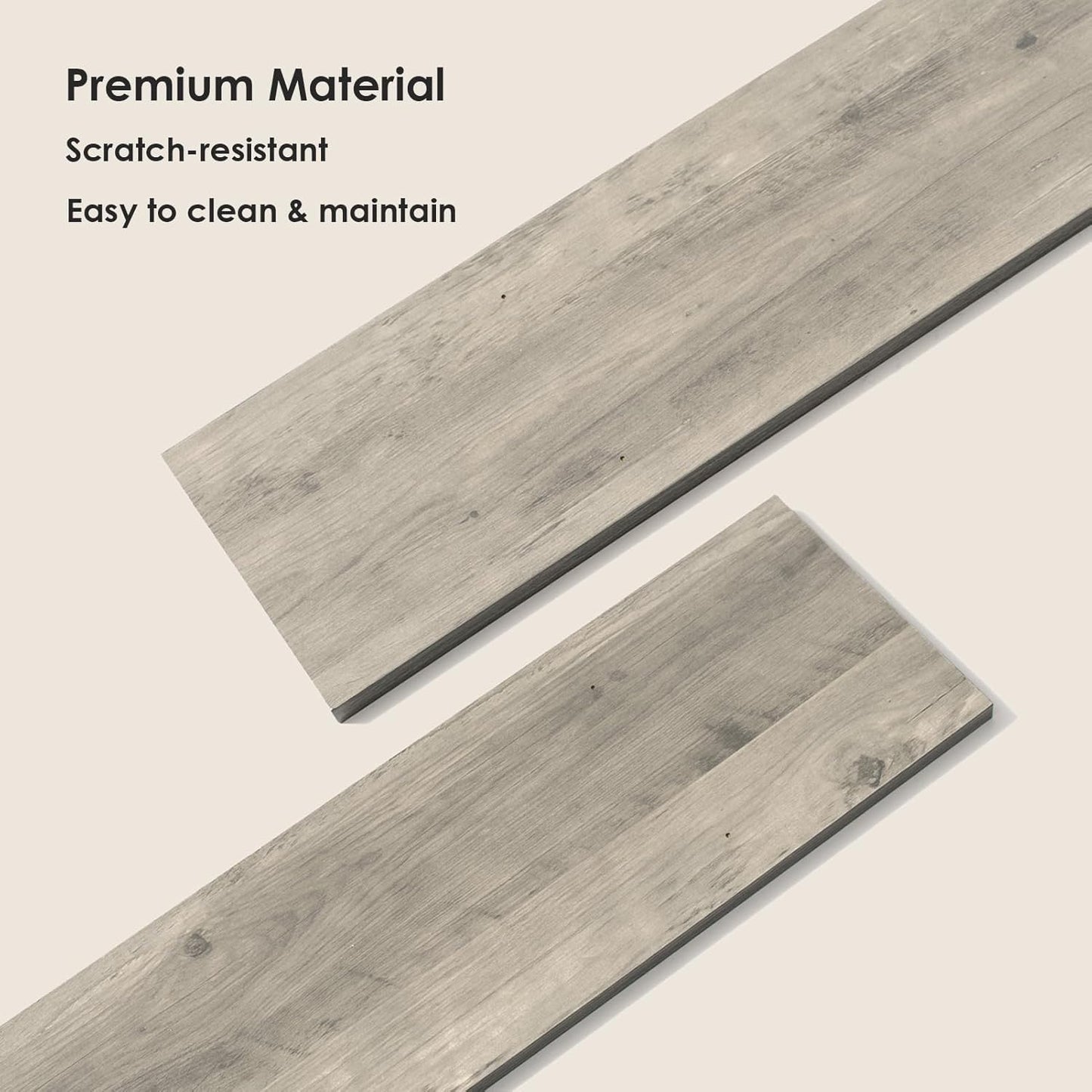 DINZI LVJ Long Wall Shelves, 31.5 Inch Large Floating Shelves Set of 2, Wide Display Shelf Wall Mounted with Brackets, Easy Hanging for Living Room, Toilet, Office, Bedroom, Gray Wash