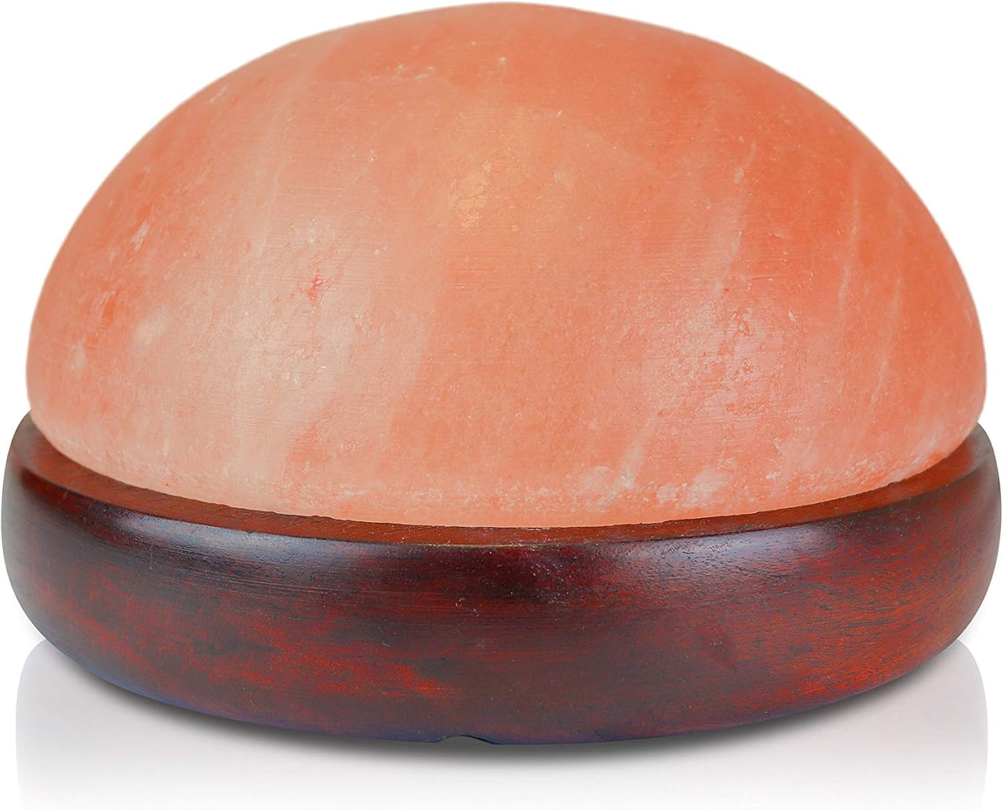 Himalayan Secrets® Salt Dome Lamp | for Warming Up Hands and Feet (9" Diameter)