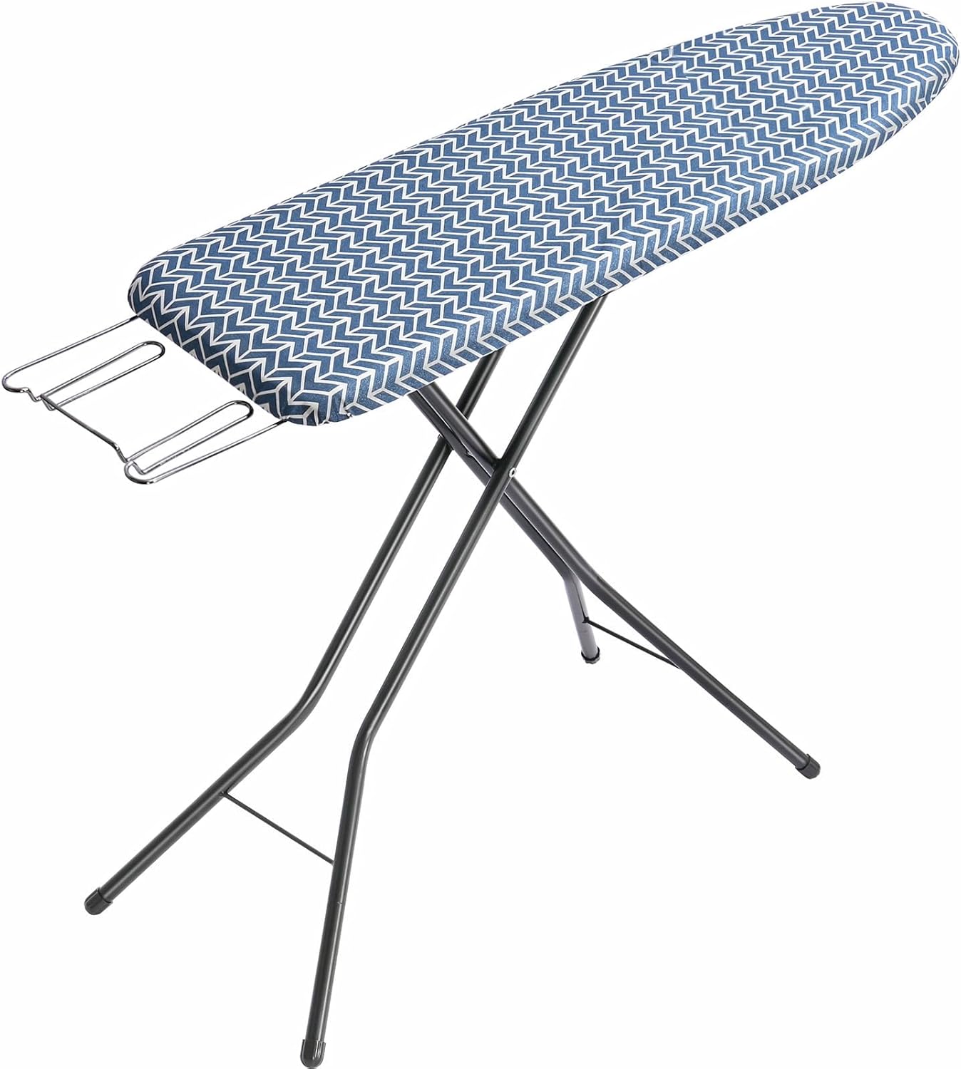 APEXCHASER Ironing Board, Full Size Iron Board with Iron Rest, lightweight Ironing Board with Height Adjustable, Extra Thick Heat-Resistant Cover with Padding, Heavy-Duty Sturdy Metal Legs, 43x13 Blue
