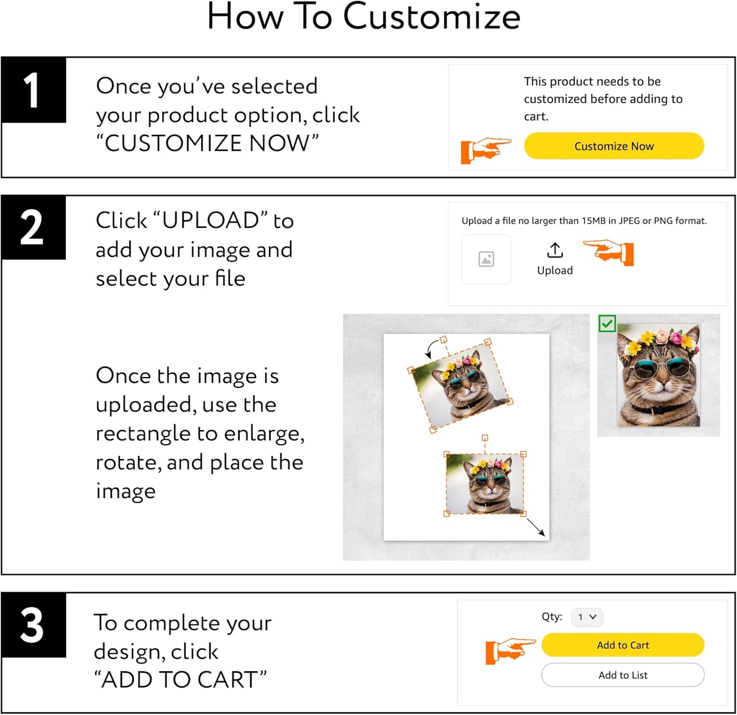 Custom Poster Print, 16x20, Upload Any Photos/Images, Personalized Photo Prints, DIY Your Own Poster, Photo to Poster Printing