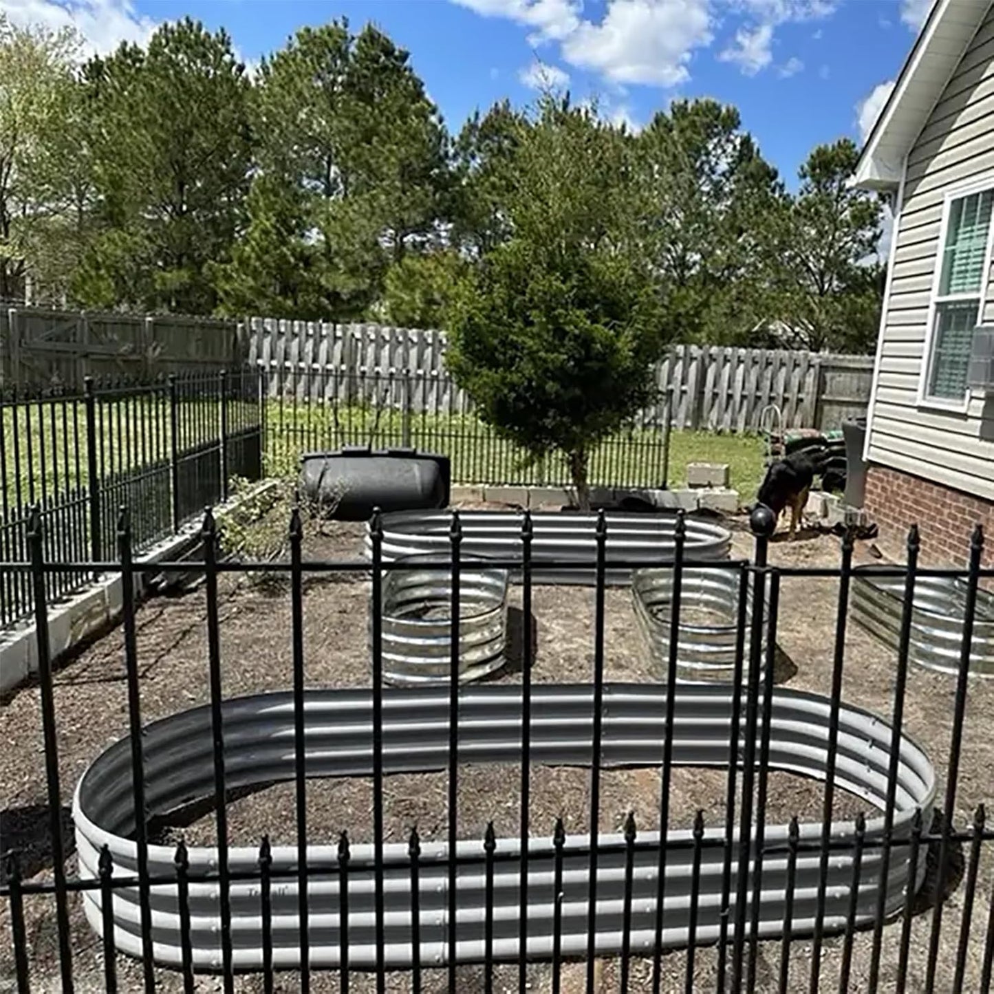 2 Pack 8x3x1FT Galvanized Raised Garden Bed Large Metal Planter Box Kit Elevated Raised Garden Planters for Outdoor Plants, Gray