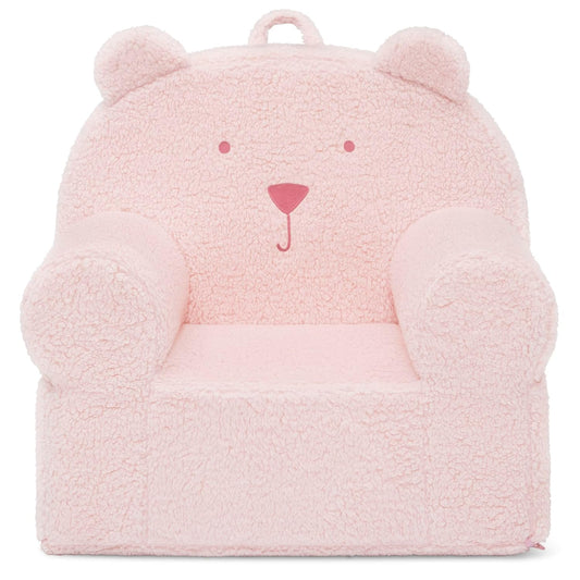 GAP babyGap Sherpa Bear Chair - Greenguard Gold Certified, Blush