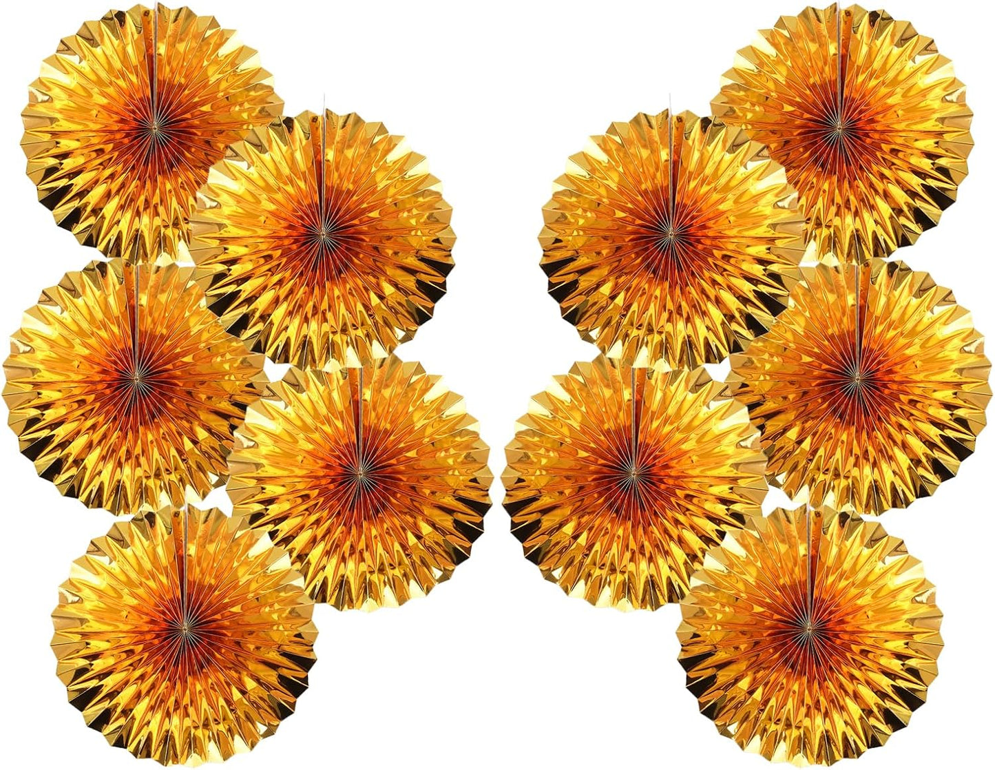 Golden Party Decorations,Engagement Party Decorations 8in,Gold Party Decor, Party Supply Decorations,Gold Wedding Decor,Anniversary Decorations 30 Color DIY Set （Golden）