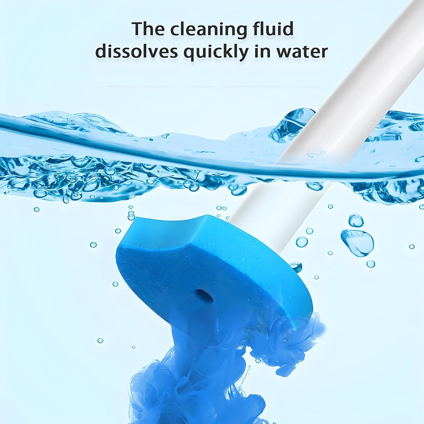 56 Count Toilet Bowl Wand Refills, KIRIKIT Wall-Mounted Disposable Toilet Cleaner Brush Heads for Bathroom Toilet Scrubber Cleaning Accessories, Lavender, Lemon, Ocean