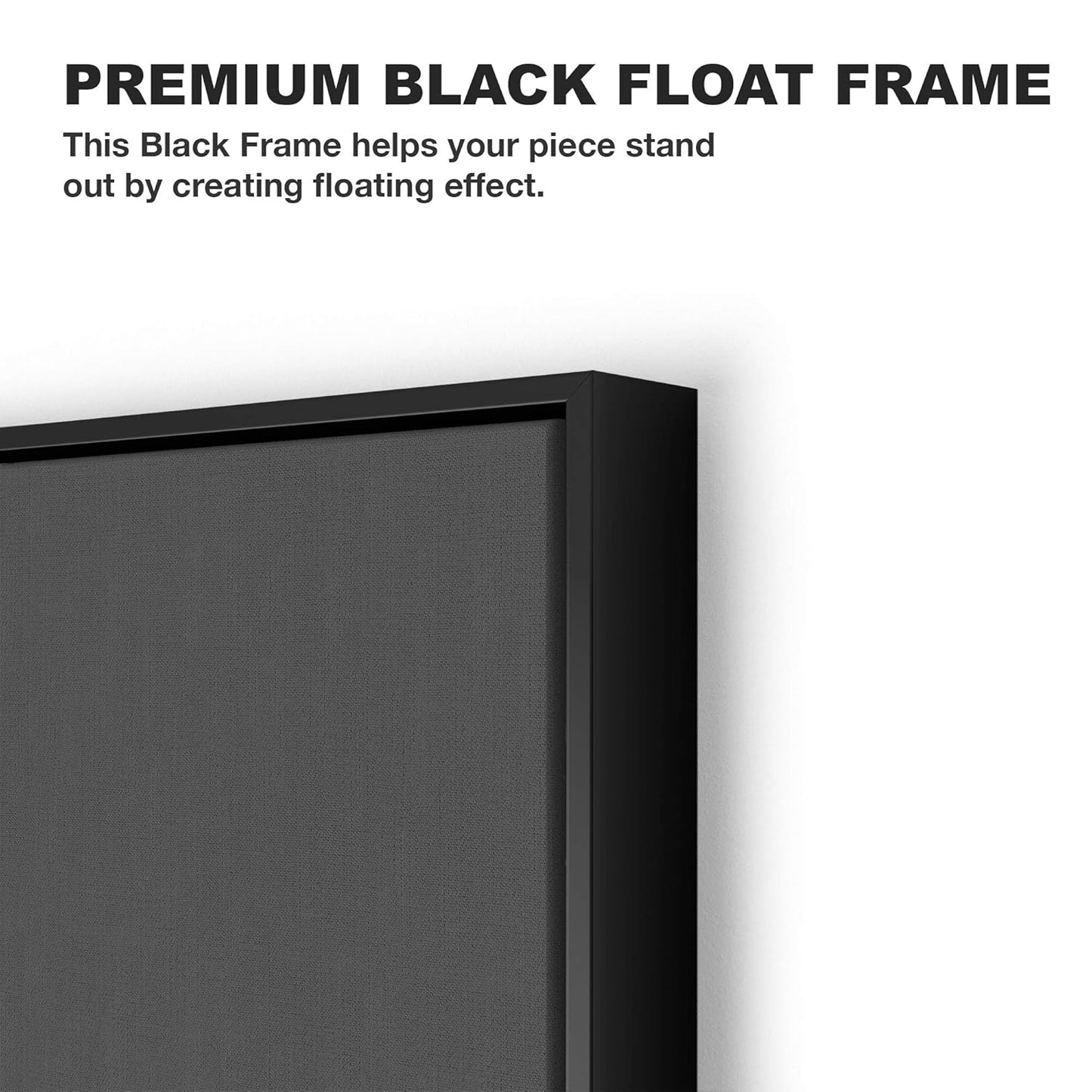 Death Star Inspired Canvas Print Wall Art | Futuristic Space Station Artwork | Smooth Surface Home Decor – Various Sizes (24in x 18in Modern Black Framed)