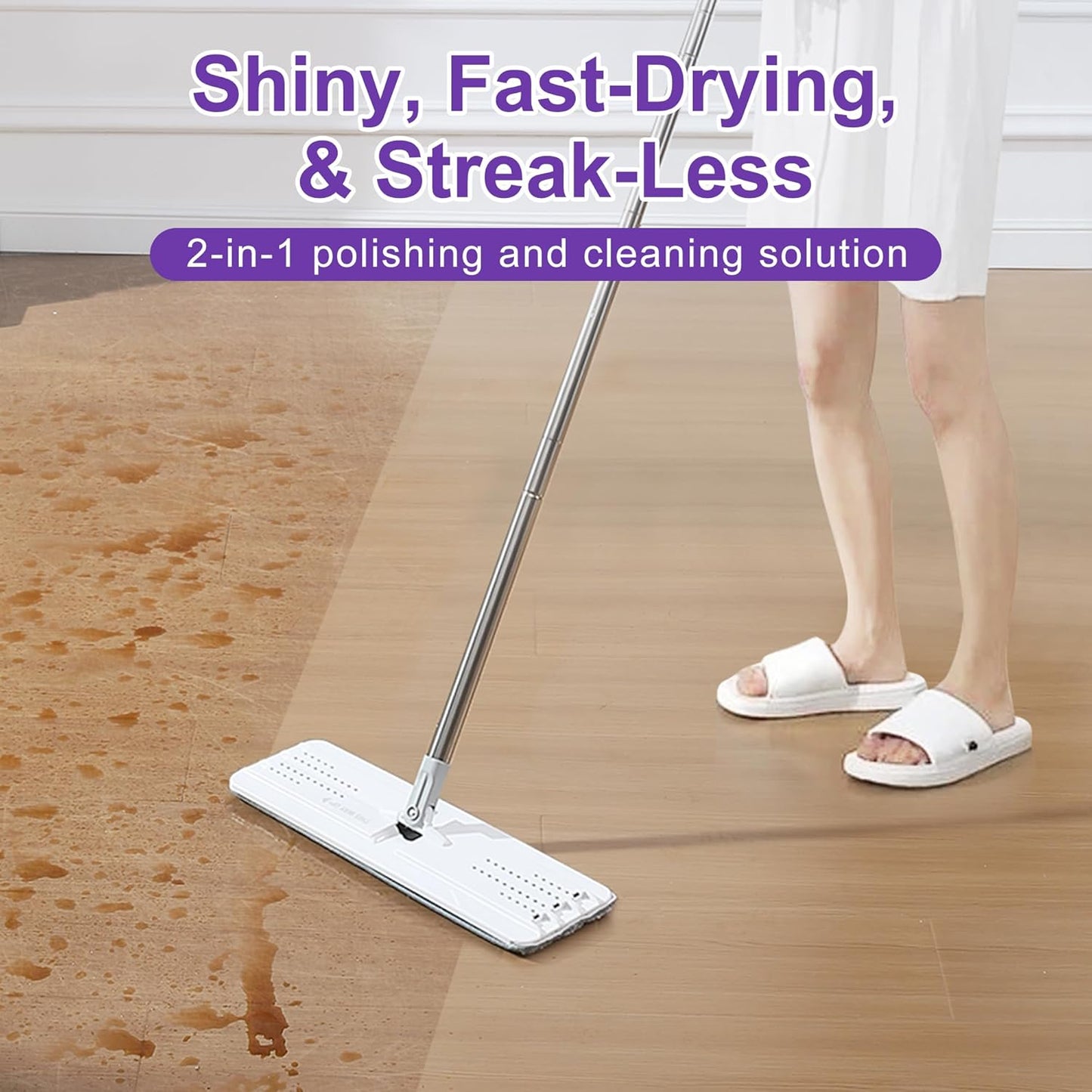 JOYMOOP Floor Cleaner for Mopping, 15 PCS Mopping Solution, Hardwood Floor Cleaner, Works Perfectly with Mop Bucket