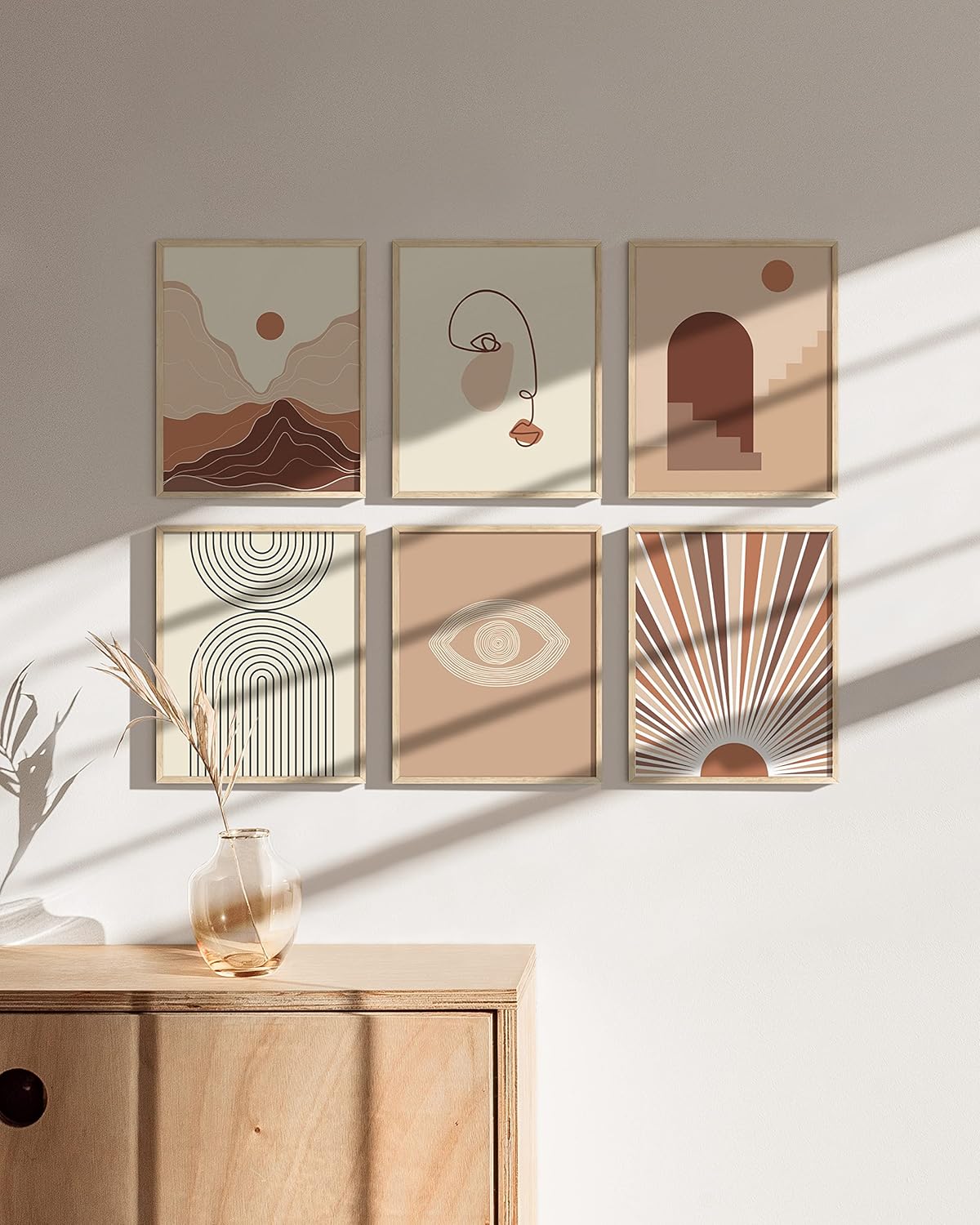 HAUS AND HUES 8x10 Frames Set of 6, Wood Picture Frames 8x10, 8x10 Picture Frame Set of 6, Wooden Picture Frames 8x10, 8x10 Picture Frame Set, 8x10 Frames, 8x10 Picture Frame Pack, 8x10 Poster Frame